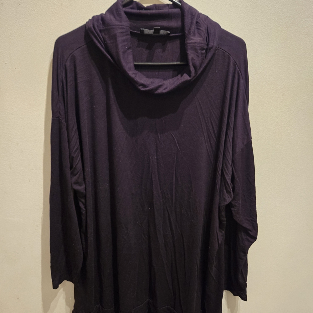 Women's Black Cowl Neck Sweater